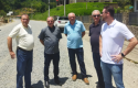 Visita às obras de pavimentação da Rua Otto Hillbrecht