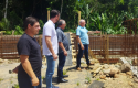Nas obras de construção da Ponte só Trabalhador, lingando os bairros Bomplant e Ano Bom
